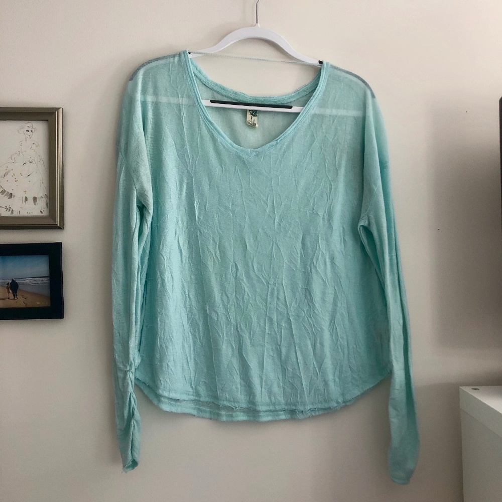 Free People Long Sleeve Top | Shirt | Blouse